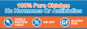 pure chicken dog treat no hormones