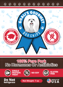 100% Pork Dog Chips treat